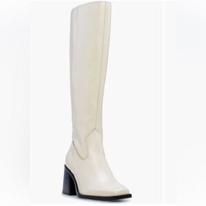 NIB Vince Camuto Cream Knee-High wide calf  Boots